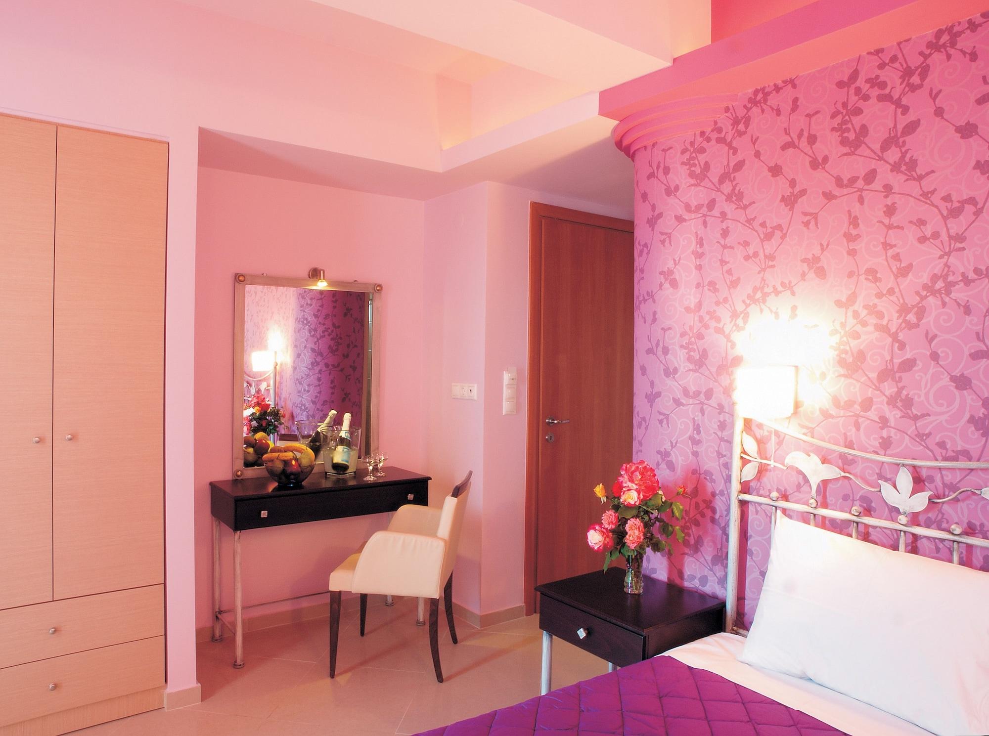 Niriides Beach Hotel 레팀노 객실 사진